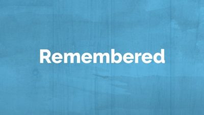 Remembered: October 2