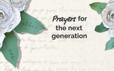 Prayers for the next generation