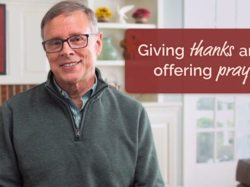 Inextricably linked: Giving thanks and offering prayers