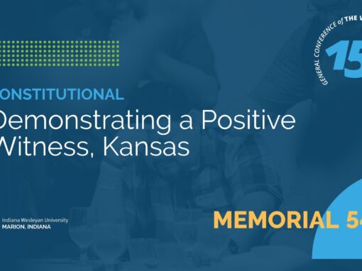 Memorial 54: Demonstrating a Positive Witness, Kansas
