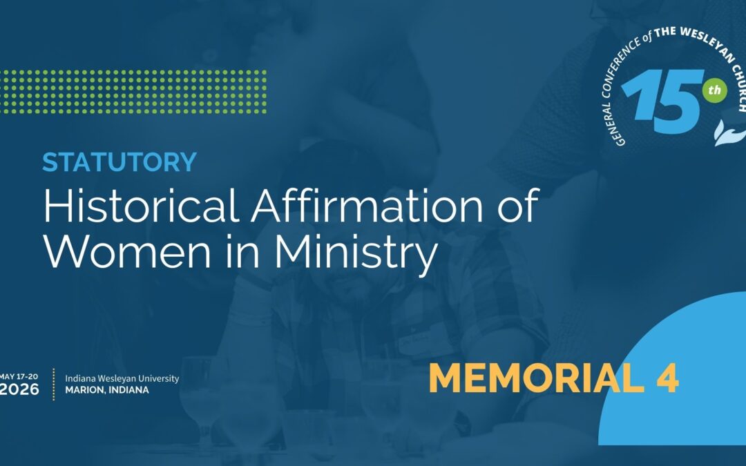 Memorial 4: Historical Affirmation of Women in Ministry