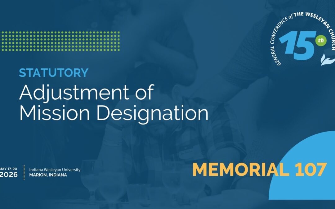 Memorial 107: Adjustment of Mission Designation