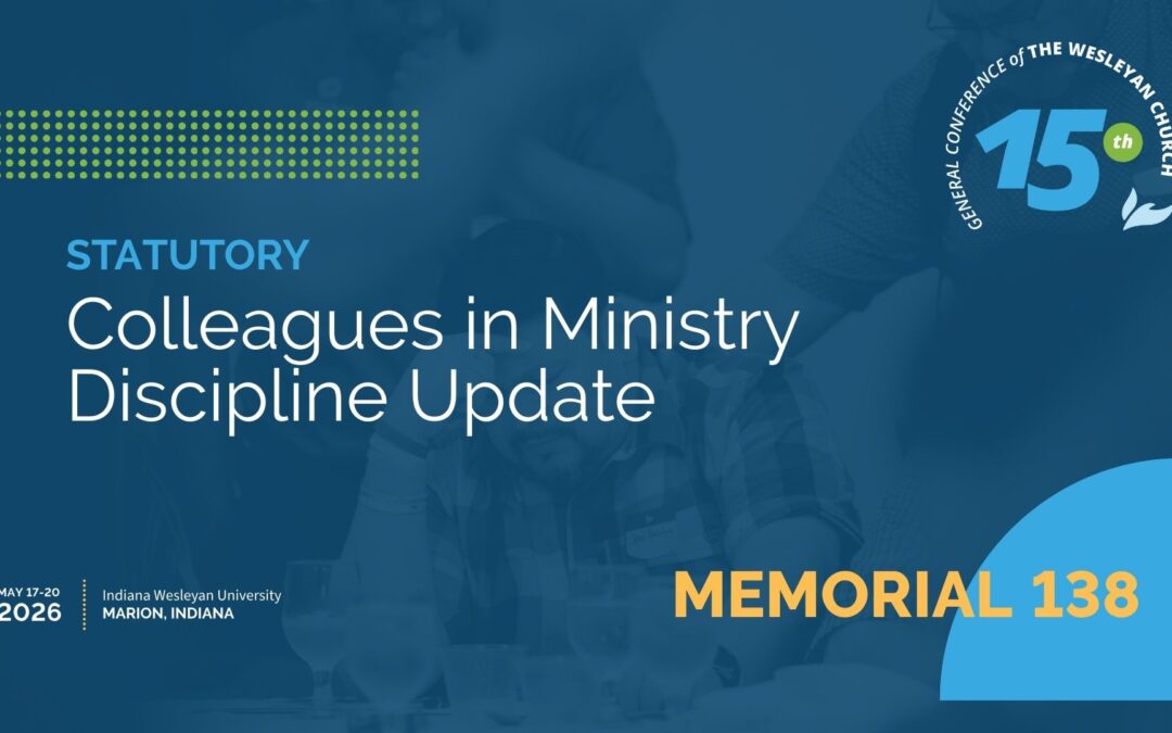 Memorial 138: Colleagues in Ministry Discipline Update