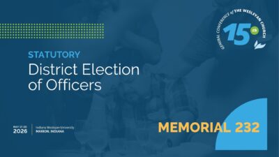 Memorial 232: District Election of Officers