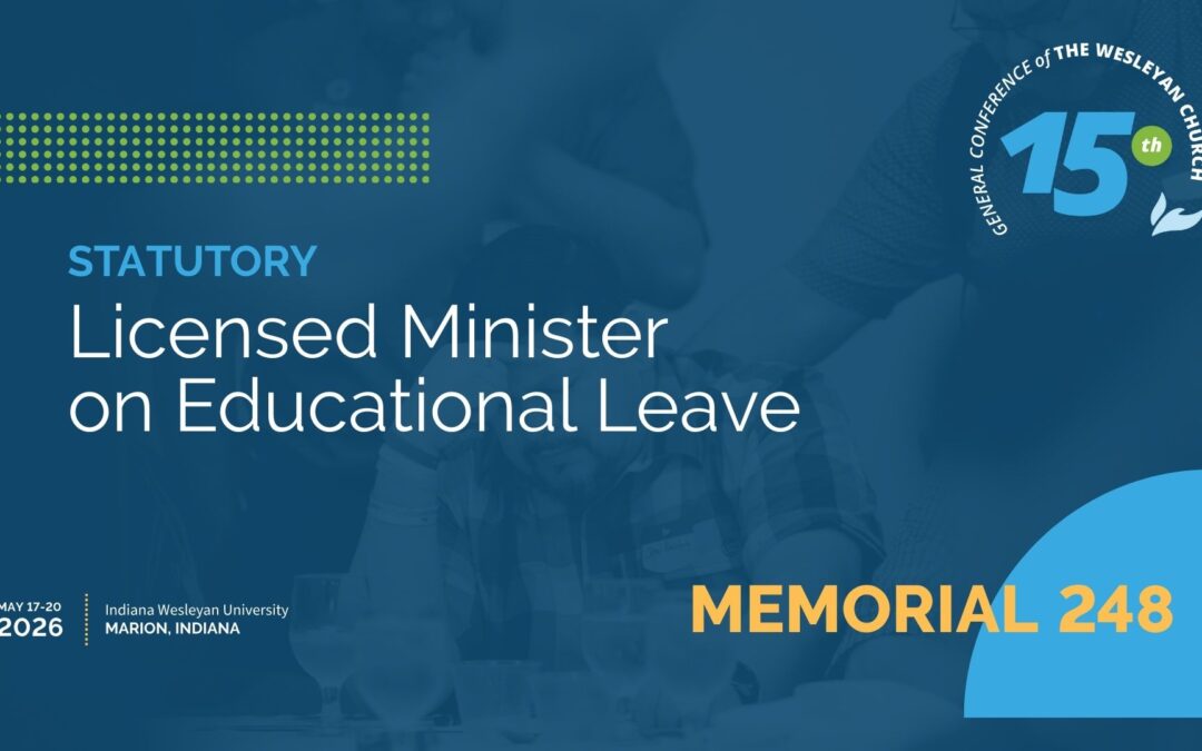 Memorial 248: Licensed Minister on Educational Leave