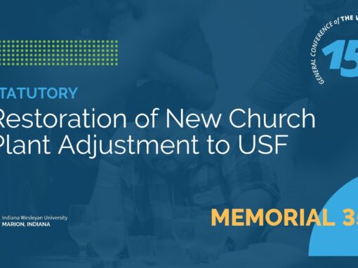 Memorial 352: Restoration of New Church Plant Adjustment to USF