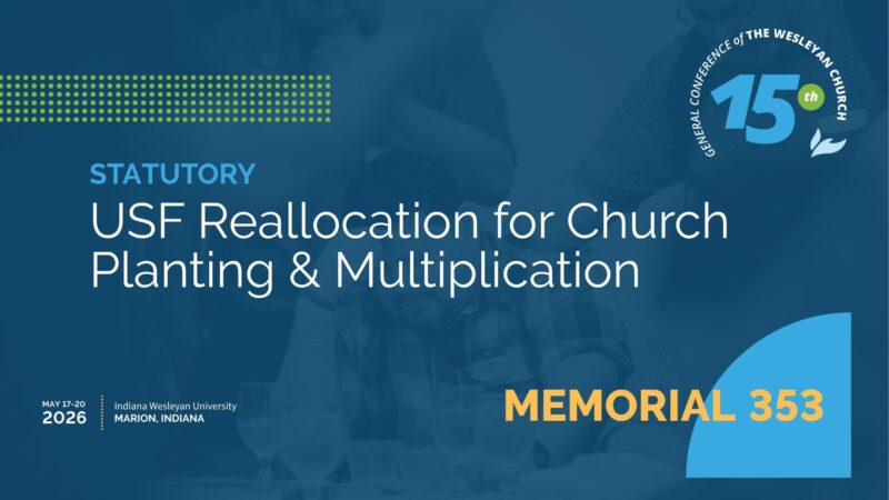 Memorial 353: USF Reallocation for Church Planting & Multiplication