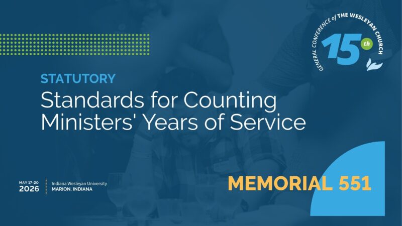 Memorial 551: Standards for Counting Ministers’ Years of Service