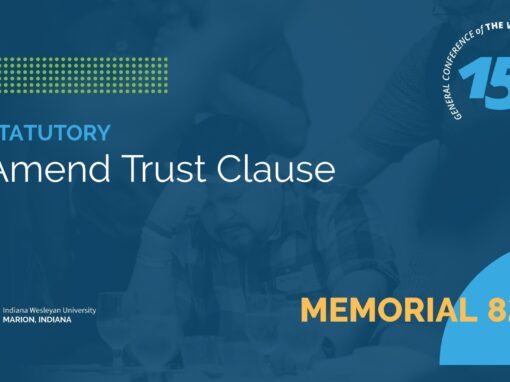 Memorial 828: Amend Trust Clause