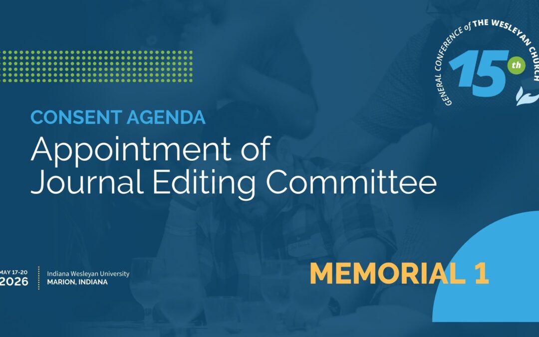Memorial 1: Appointment of Journal Editing Committee