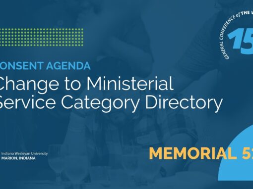 Memorial 511: Change to Ministerial Service Category Directory