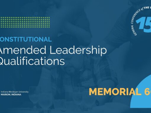 Memorial 60: Amended Leadership Qualifications