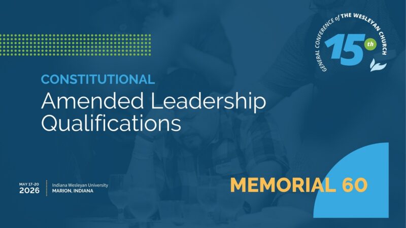 Memorial 60: Amended Leadership Qualifications
