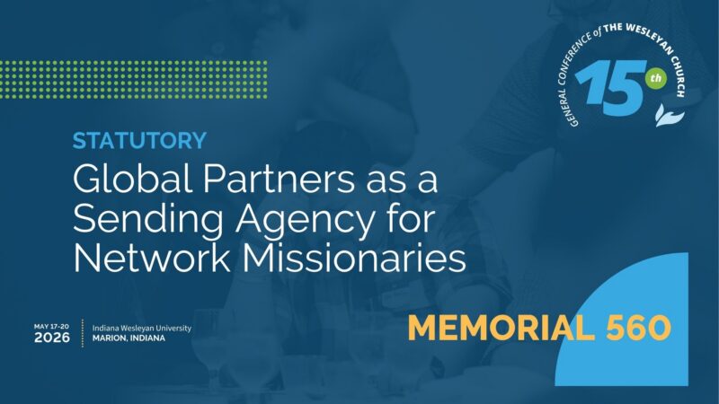 Memorial 560: GP as a Sending Agency for Network Missionaries