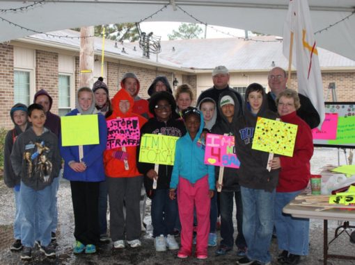 North Carolina church hosts human trafficking awareness walk