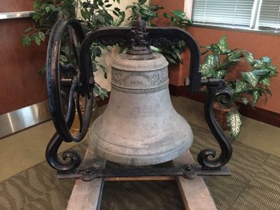 Pre-Civil War bell rings in new church plant