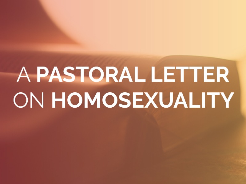 Pastoral Letter on Homosexuality